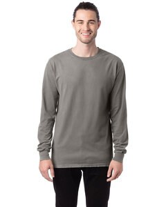 ComfortWash by Hanes GDH200 - Unisex Garment-Dyed Long-Sleeve T-Shirt Concrete