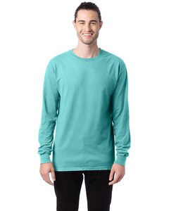 ComfortWash by Hanes GDH200 - Unisex Garment-Dyed Long-Sleeve T-Shirt Mint