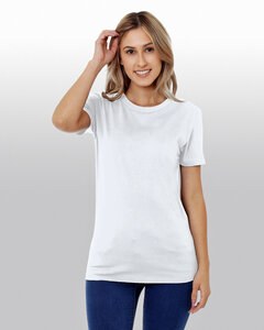 Bayside BA9625 - Ladies Super Soft T-Shirt Solid White