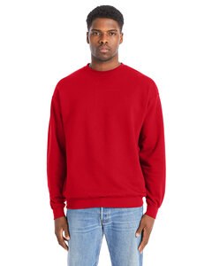 Hanes RS160 - Perfect Sweats Crew Sweatshirt Athletic Red