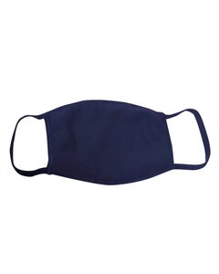 Bayside 9100 - Adult Cotton Face Mask Navy