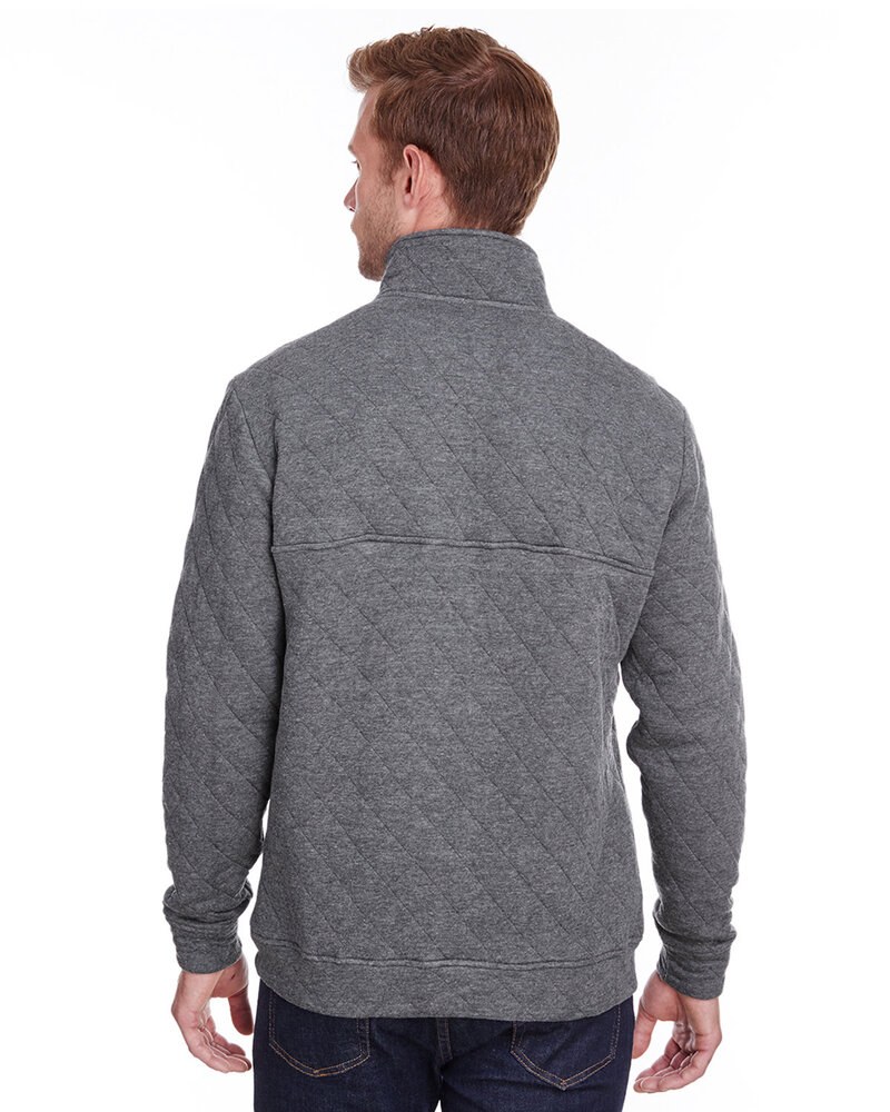 J. America JA8890 - Adult Quilted Snap Pullover