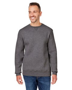 J. America 8424JA - Unisex Premium Fleece Sweatshirt Charcoal Heather