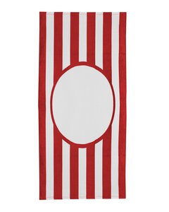 Carmel Towel Company C3060PF - Print Friendly College Stripe Towel Red