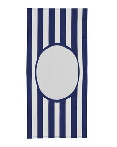 Carmel Towel Company C3060PF - Print Friendly College Stripe Towel Navy