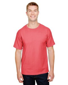 A4 N3381 - Adult  Topflight Heather Performance T-Shirt Scarlet