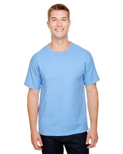 A4 N3381 - Adult  Topflight Heather Performance T-Shirt Light Blue