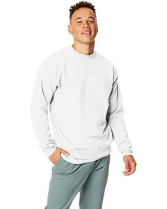 Hanes P1607 - Unisex Ecosmart® Crewneck Sweatshirt White