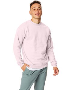 Hanes P1607 - Unisex Ecosmart® Crewneck Sweatshirt Pale Pink