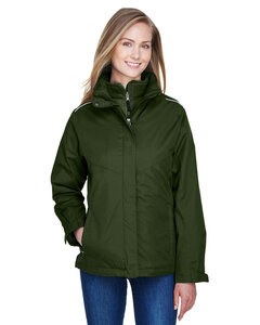 CORE365 78205 - Ladies Region 3-in-1 Jacket with Fleece Liner Forest Green
