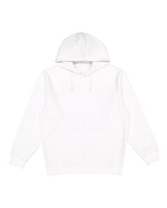 LAT 6926 - Adult Pullover Fleece Hoodie White