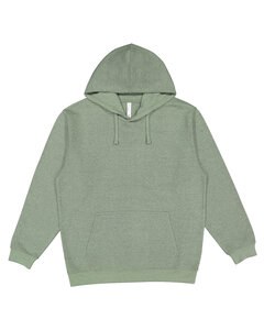 LAT 6926 - Adult Pullover Fleece Hoodie Bamboo Blackout