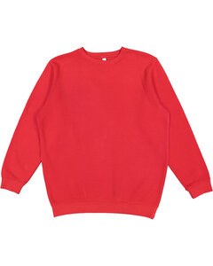 LAT 6925 - Unisex Elevated Fleece Sweatshirt Red