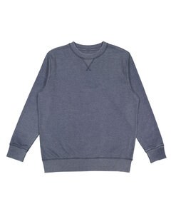 LAT 6935 - Adult Vintage Wash Fleece Sweatshirt Washed Navy
