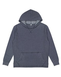 LAT 6936 - Adult Vintage Wash Fleece Hooded Sweatshirt