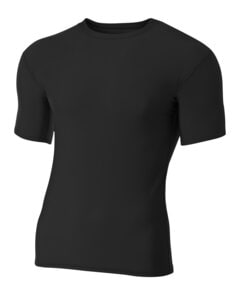 A4 NB3130 - Youth Short Sleeve Compression T-Shirt Black