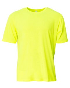 A4 NB3013 - Youth Softek T-Shirt Safety Yellow