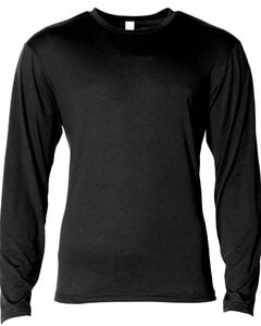 A4 NB3029 - Youth Long Sleeve Softek T-Shirt Black