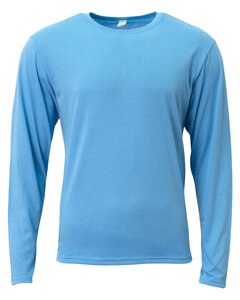 A4 NB3029 - Youth Long Sleeve Softek T-Shirt Light Blue