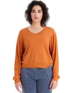 Alternative Apparel 5065BP - Ladies Slouchy Sweatshirt Texas Orange