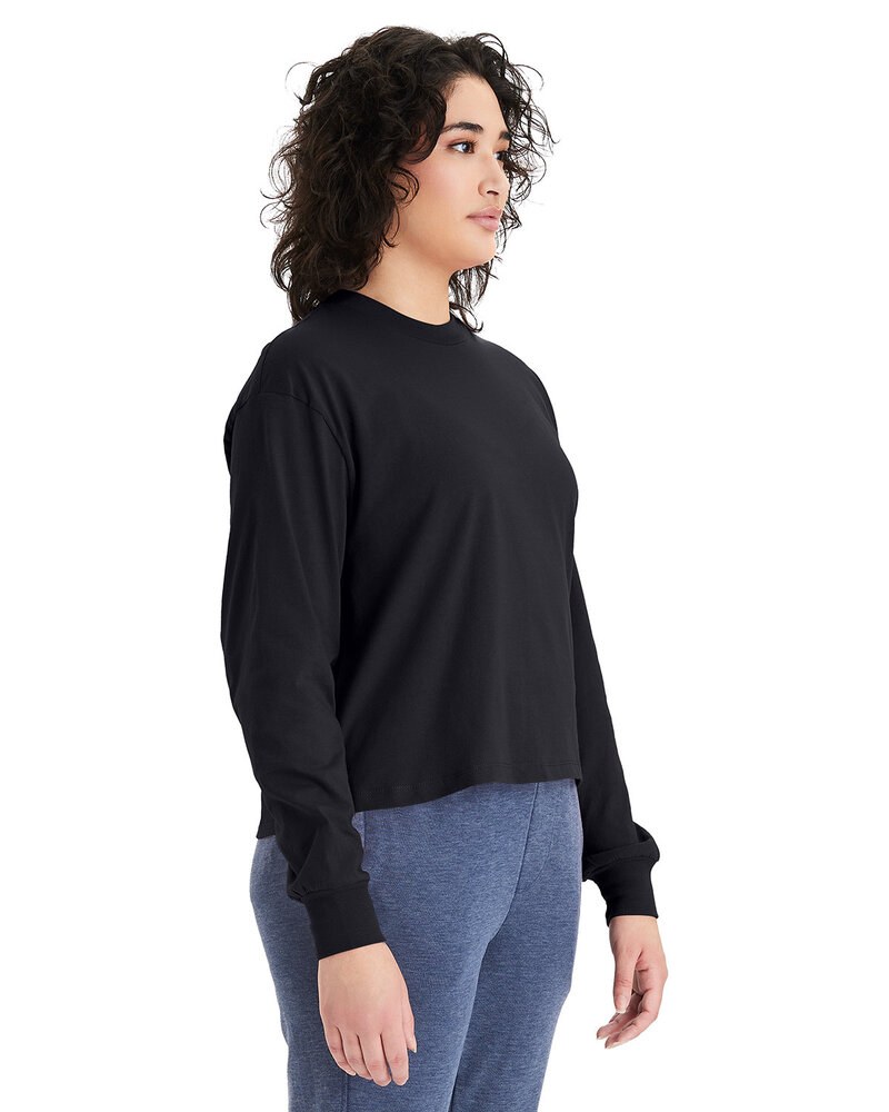 Alternative Apparel 1176C1 - Ladies Main Stage Long-Sleeve Cropped T-Shirt