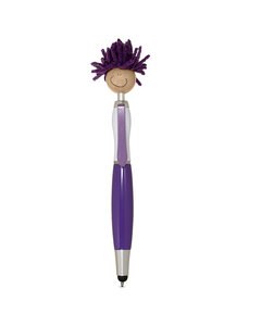 MopToppers PL-1785 - Multicultural Screen Cleaner With Stylus Pen Purple