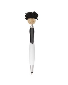 MopToppers PL-1785 - Multicultural Screen Cleaner With Stylus Pen Black