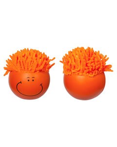 MopToppers PL-1686 - Smiling Solid Color Stress Ball Orange