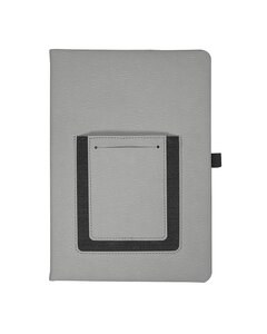 Leeman LG-9386 - Roma Journal With Phone Pocket Gray