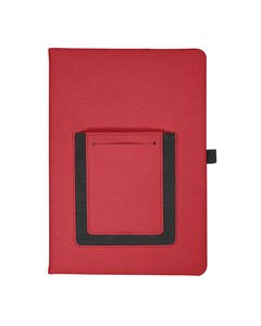 Leeman LG-9386 - Roma Journal With Phone Pocket Red