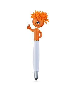 MopToppers P171 - Thumbs Up Screen Cleaner With Stylus Pen Orange
