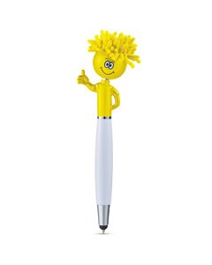 MopToppers P171 - Thumbs Up Screen Cleaner With Stylus Pen Yellow