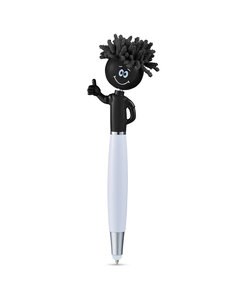 MopToppers P171 - Thumbs Up Screen Cleaner With Stylus Pen Black
