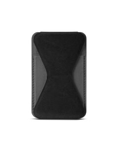 Leeman LG256 - Tuscany Magnetic Card Holder Phone Stand Black