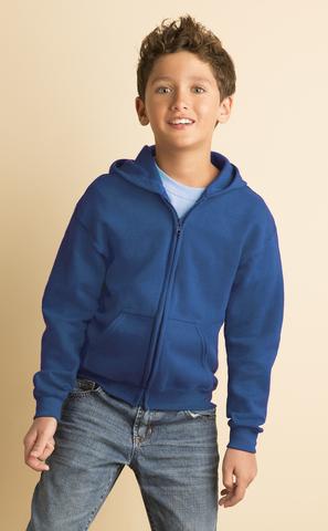 Gildan 18600B - FULL ZIP HOODED SWEATSHIRT 8 oz.