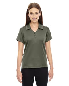 Ash City North End 78803 - Exhilarate Ladies Coffee Charcoal Performance Polos With Pocket