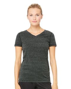 All Sport W1105 - Ladies Triblend Short Sleeve V-Neck T-Shirt