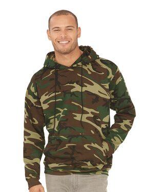 Code V 3969 - Camouflage Pullover Hooded Sweatshirt