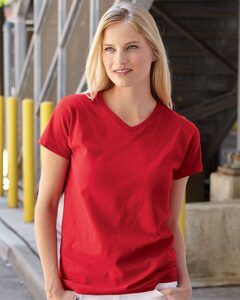 Fruit of the Loom L39VR - Ladies Heavy Cotton HD™ V-Neck T-Shirt