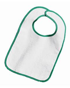 Rabbit Skins 1003 - Infant Terry Snap Bib w/ Contrast Color Binding