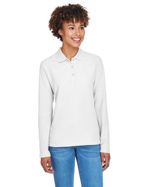 Devon & Jones D110W - Ladies Pima Piqué Long-Sleeve Polo