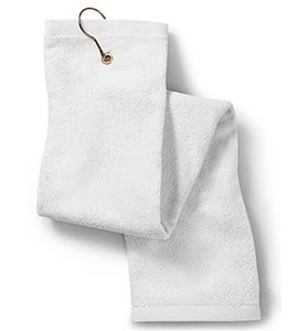 Anvil T68TH - Towels Plus By Deluxe Tri-Fold Hemmed Hand Towel With Center Grommet