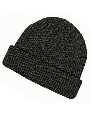 Big Accessories BA524 - Ribbed Marled Beanie