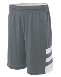 A4 NB5334 - Youth 8" Inseam Reversible Speedway Shorts