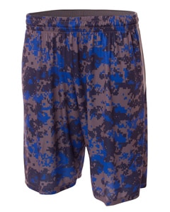 A4 NB5322 - Youth 8" Inseam Printed Camo Performance Shorts
