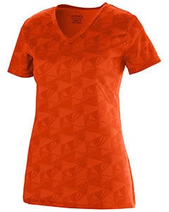 Augusta 1793 - Girls Wicking Printed Polyester Short-Sleeve T-Shirt
