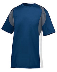 Augusta 1516 - Youth Wicking Poly/Span Short-Sleeve Jersey with Contrast Inserts