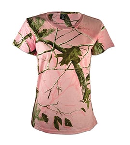 Code Five 3685 - REALTREE LADIES CAMOUFLAGE SHORT SLEEVE T-SHIRT