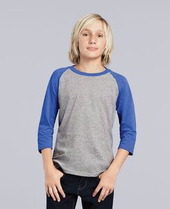 Gildan G5700B - Heavy Cotton Youth 3/4 Raglan Tee