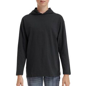 Anvil 987B - YOUTH LIGHTWEIGHT LONG SLEEVE HOODED TEE